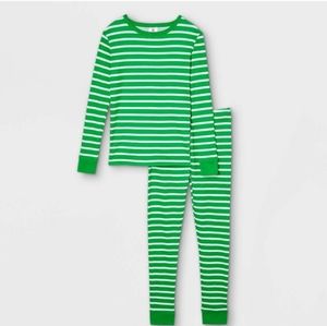 Men's Two Piece Striped Pajama Set NWOT